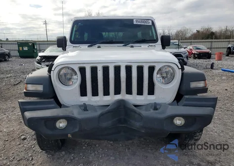 2021 Jeep Wrangler Unlimited Sport z USA, uszkodzony, nr VIN 1C4HJXKN0MW652296